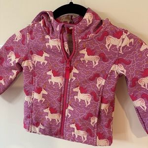 Cat & Jack Baby Girls Unicorn Jacket Size 18 Months